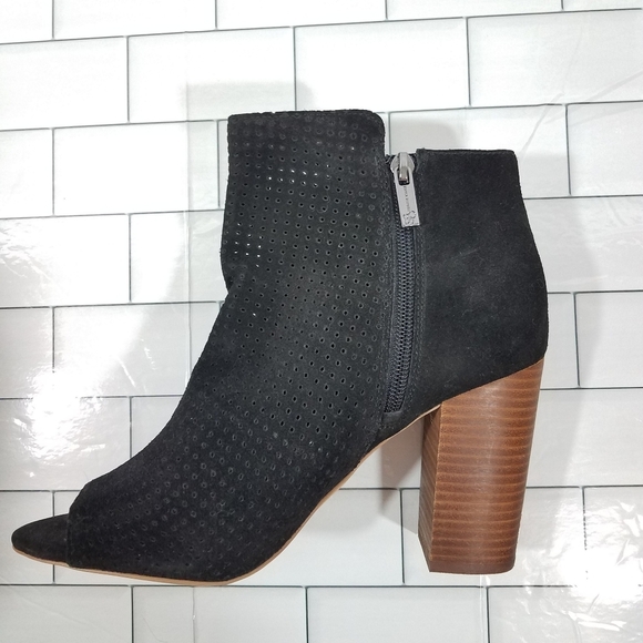 Jessica Simpson Black Open Toe Bootie 9.5 Nwot - Picture 6 of 16